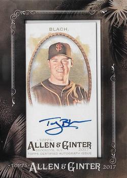 2017 Topps Allen & Ginter - Mini Framed Baseball Autographs #MA-TB Ty Blach Front