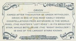 2017 Topps Allen & Ginter - Mini Constellations #C-1 Orion Back