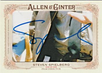 2017 Topps Allen & Ginter - Cut Signatures #CS-SS Steven Spielberg Front