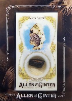 2017 Topps Allen & Ginter - Framed Mini Gems & Ancient Fossils #GAF-M Meteorite Front