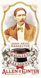 2017 Topps Allen & Ginter - Mini Magicians & Illusionists #MI-10 John Nevil Maskelyne Front
