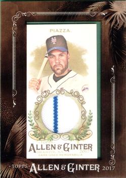2017 Topps Allen & Ginter - Framed Mini Relics #MR-MP Mike Piazza Front