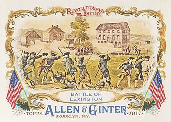 2017 Topps Allen & Ginter - Revolutionary Battles #RB-1 Battle of Lexington Front