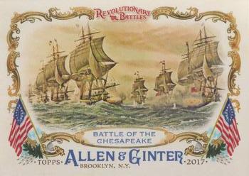 2017 Topps Allen & Ginter - Revolutionary Battles #RB-10 Battle of the Chesapeake Front