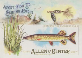 2017 Topps Allen & Ginter - Sport Fish & Fishing Lures #SFL-1 Northern Pike Front