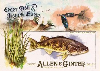 2017 Topps Allen & Ginter - Sport Fish & Fishing Lures #SFL-2 Walleye Front
