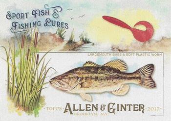 2017 Topps Allen & Ginter - Sport Fish & Fishing Lures #SFL-6 Largemouth Bass Front