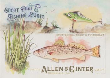 2017 Topps Allen & Ginter - Sport Fish & Fishing Lures #SFL-11 Spotted Sea Trout Front