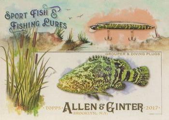 2017 Topps Allen & Ginter - Sport Fish & Fishing Lures #SFL-12 Grouper Front