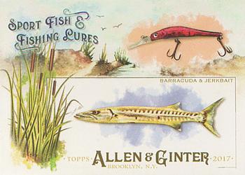 2017 Topps Allen & Ginter - Sport Fish & Fishing Lures #SFL-19 Barracuda Front