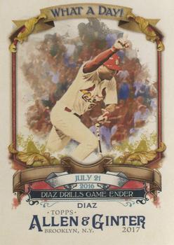 2017 Topps Allen & Ginter - What a Day! #WAD-8 Aledmys Diaz Front