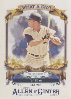 2017 Topps Allen & Ginter - What a Day! #WAD-12 Roger Maris Front