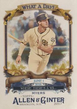 2017 Topps Allen & Ginter - What a Day! #WAD-49 Wil Myers Front