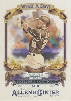 2017 Topps Allen & Ginter - What a Day! #WAD-52 David Dahl Front