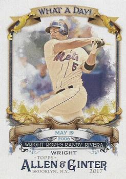 2017 Topps Allen & Ginter - What a Day! #WAD-55 David Wright Front