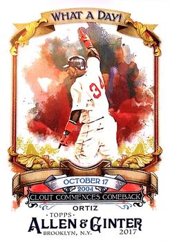 2017 Topps Allen & Ginter - What a Day! #WAD-62 David Ortiz Front