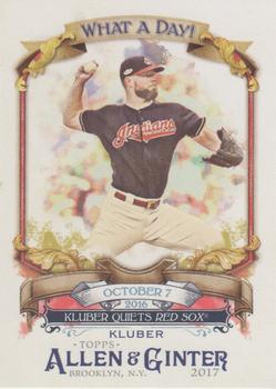 2017 Topps Allen & Ginter - What a Day! #WAD-85 Corey Kluber Front