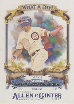 2017 Topps Allen & Ginter - What a Day! #WAD-92 Javier Baez Front