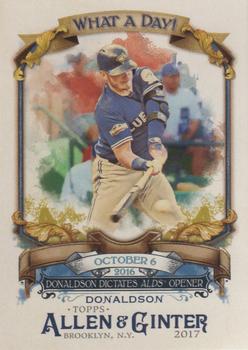 2017 Topps Allen & Ginter - What a Day! #WAD-93 Josh Donaldson Front