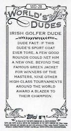 2017 Topps Allen & Ginter - Mini World’s Dudes #WD-28 Irish Golfer Dude Back