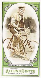 2017 Topps Allen & Ginter - Mini World’s Dudes #WD-31 German Cyclist Dude Front