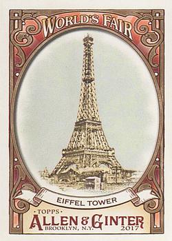 2017 Topps Allen & Ginter - World’s Fair #WF-6 Eiffel Tower - Exposition Universelle Front