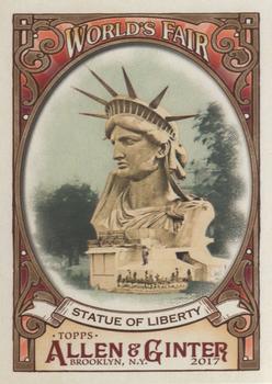 2017 Topps Allen & Ginter - World’s Fair #WF-17 Statue of Liberty - Exposition Universelle Front