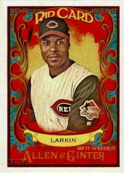 2017 Topps Allen & Ginter - Rip Cards #RIP-39 Barry Larkin Front