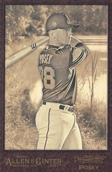 2017 Topps Allen & Ginter - Box Loader #BL-BP Buster Posey Front