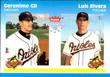 2002 Fleer Platinum #273 Geronimo Gil / Luis Rivera Front