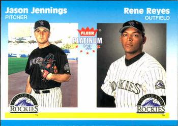 2002 Fleer Platinum #283 Jason Jennings / Rene Reyes Front