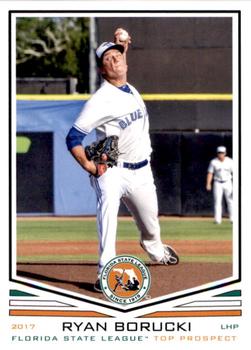2017 Grandstand Florida State League Top Prospects #NNO Ryan Borucki Front
