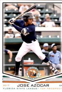 2017 Grandstand Florida State League Top Prospects #NNO Jose Azocar Front
