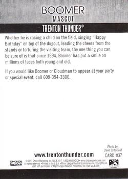 2017 Choice Trenton Thunder #37 Boomer Back