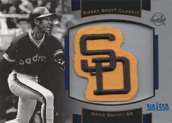 2003 Upper Deck Sweet Spot Classic - Patch Cards #P-OS2 Ozzie Smith Front