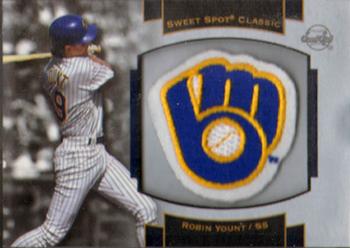 2003 Upper Deck Sweet Spot Classic - Patch Cards #P-RY1 Robin Yount Front