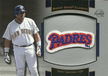 2003 Upper Deck Sweet Spot Classic - Patch Cards #P-TG1 Tony Gwynn Front