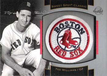 2003 Upper Deck Sweet Spot Classic - Patch Cards #P-TW1 Ted Williams Front