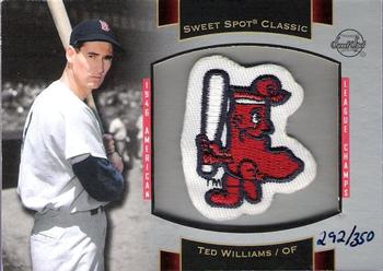 2003 Upper Deck Sweet Spot Classic - Patch Cards #P-TW2 Ted Williams Front