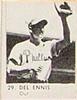 1950 Baseball Stars Strip Cards (R423) #29 Del Ennis Front