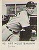 1950 Baseball Stars Strip Cards (R423) #40 Art Houtteman Front
