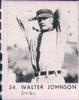 1950 Baseball Stars Strip Cards (R423) #54 Walter Johnson Front
