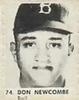 1950 Baseball Stars Strip Cards (R423) #74 Don Newcombe Front