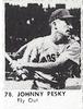 1950 Baseball Stars Strip Cards (R423) #78 Johnny Pesky Front