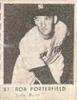 1950 Baseball Stars Strip Cards (R423) #81 Bob Porterfield Front