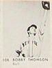 1950 Baseball Stars Strip Cards (R423) #108 Bobby Thomson Front