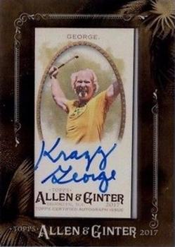 2017 Topps Allen & Ginter - Mini Framed Non-Baseball Autographs #MA-KG Krazy George Front