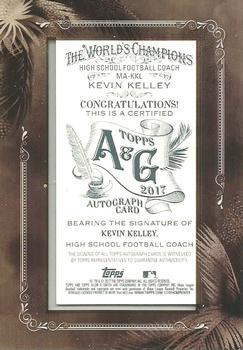 2017 Topps Allen & Ginter - Mini Framed Non-Baseball Autographs #MA-KKL Kevin Kelley Back