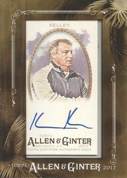 2017 Topps Allen & Ginter - Mini Framed Non-Baseball Autographs #MA-KKL Kevin Kelley Front