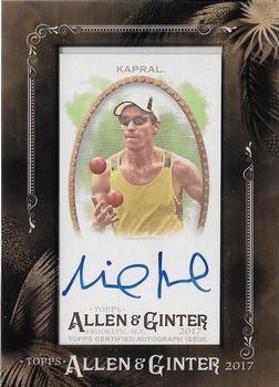 2017 Topps Allen & Ginter - Mini Framed Non-Baseball Autographs #MA-MKA Michal Kapral Front